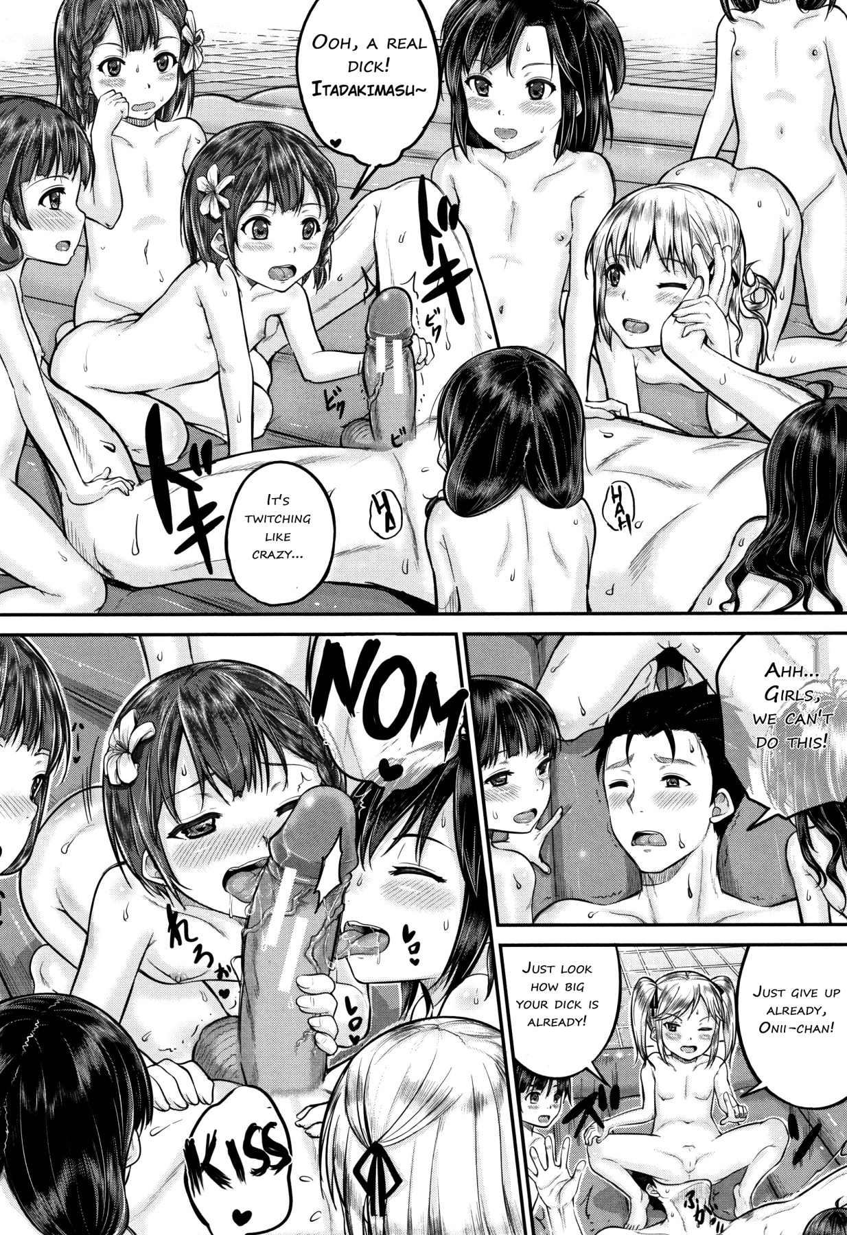 Hentai Manga Comic-Take Home Loli Bath-Read-22